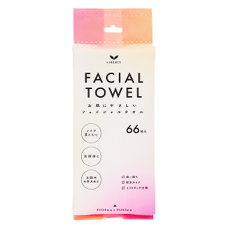 FACIALTOWEL お肌に優しいフェイシャルタオル 66枚入